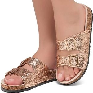 Glitter slide sandals ✨